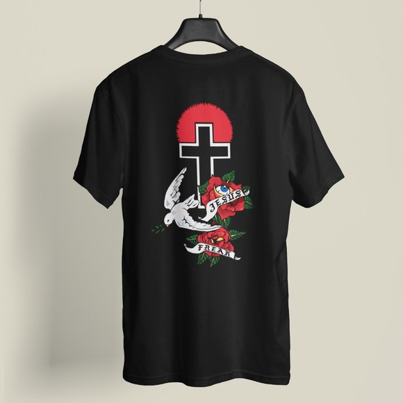 JESUS FREAK T-Shirt (Bible Verse included on sleeve) - Picture 4 of 4